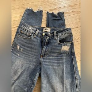 Size 24 PAIGE skinny jeans